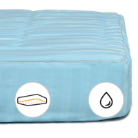 Mattress pad MirSon anti-allergenic Valentino Waterproof Eco 233/1 70x130 cm (2200000362223)