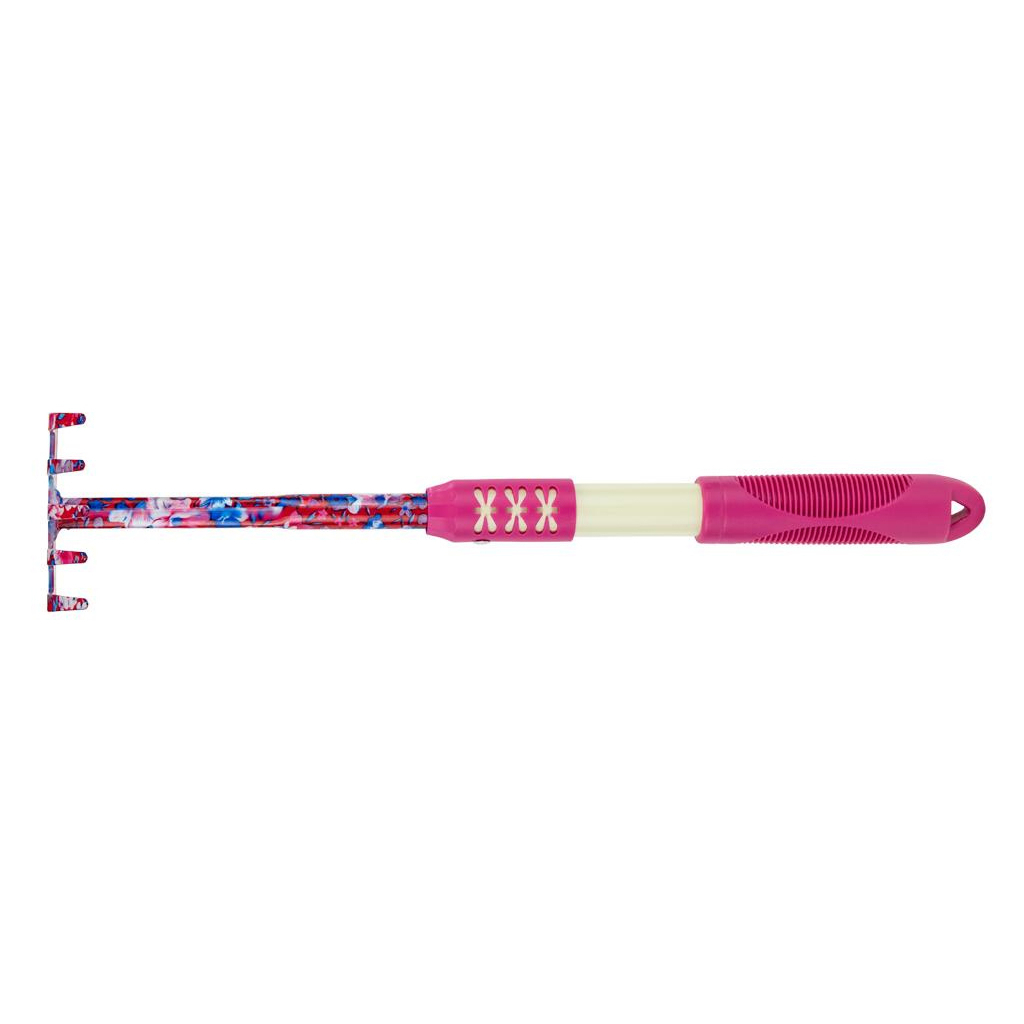 Граблі Flora 5-ти зубні, pink, TPR (5043154)