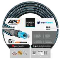 Hose for watering Cellfast HOBBY ATS, 3/4', 50m, 6 layers, up to 30 Bar, -20…+60°C (16-221)