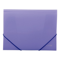 Folder on rubber bands Economix A4 texture "orange", purple (E31633-12)