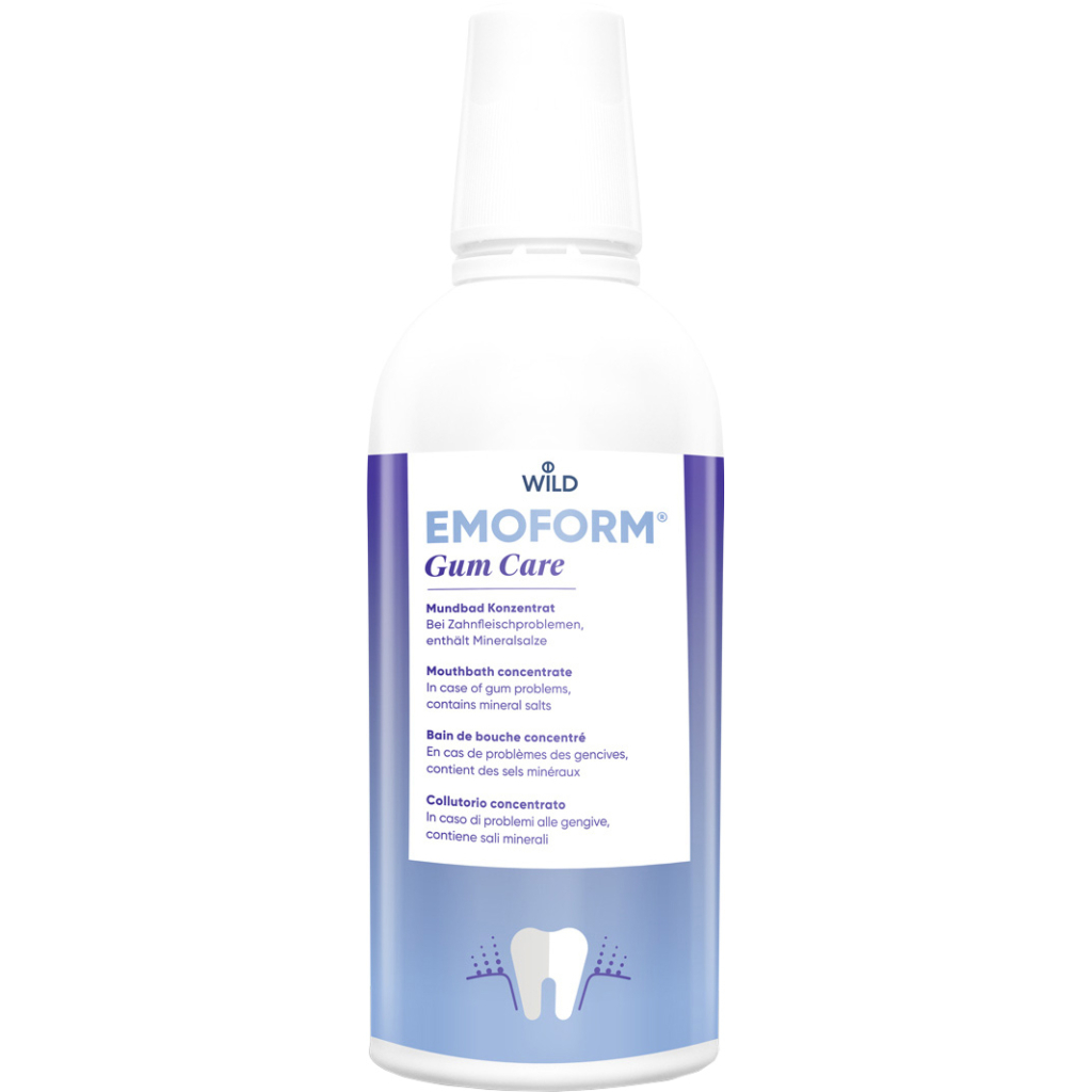 Ополіскувач для порожнини рота Dr. Wild Emoform Gum Care Догляд за яснами з мінеральними солями 500 мл (7611841702447)