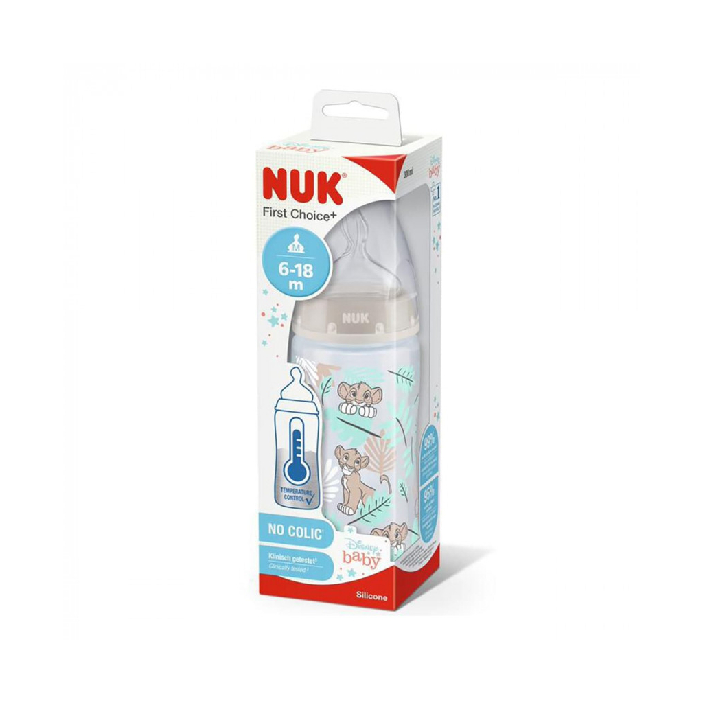 Пляшечка для годування Nuk First Choise Lion 300 мл (3952433) Пляшечка для годування Nuk First Choise Lion 300 мл (3952433)