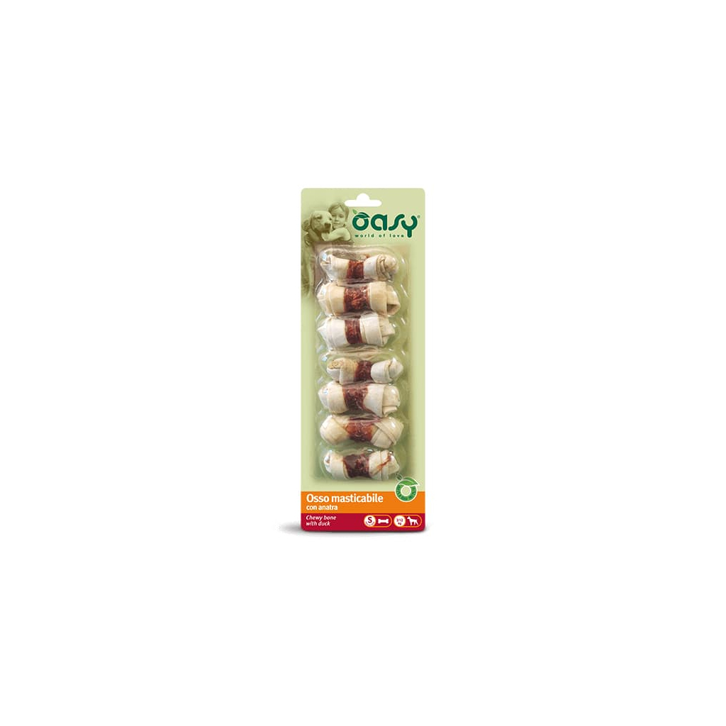 Ласощі для собак OASY Chewy Bone качка -S- 85 г (8053017341002)