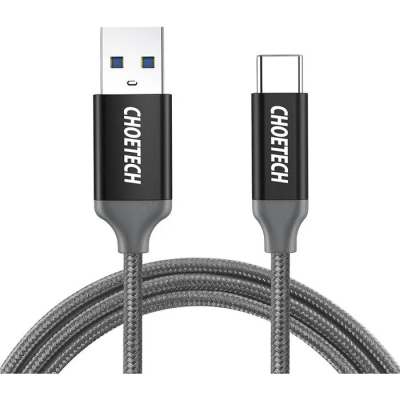 Дата кабель USB 3.0 AM to Type-C 1.0m 2.4A Choetech (AC0007)