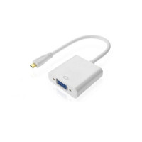 Перехідник micro HDMI M to VGA F 0.3m 4K/2K White Voltronic (YT-C-mcHDMI(M)/VGA(F)-W)