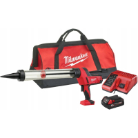 Пістолет для герметика Milwaukee C18 PCG/600T-201B 600 мл, 2Ah, сумка (4933441808)