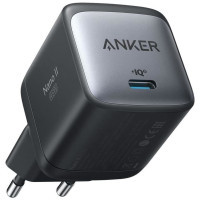 Зарядний пристрій Anker PowerPort 713 Nano II - 45W USB-C GaN Black (A2664G11)