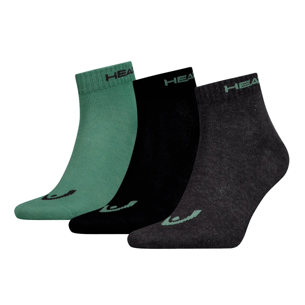 Шкарпетки Head Quarter 3P Unisex 761011001-164 3 пари Зелений/Чорний 35-38 (8718824742007)