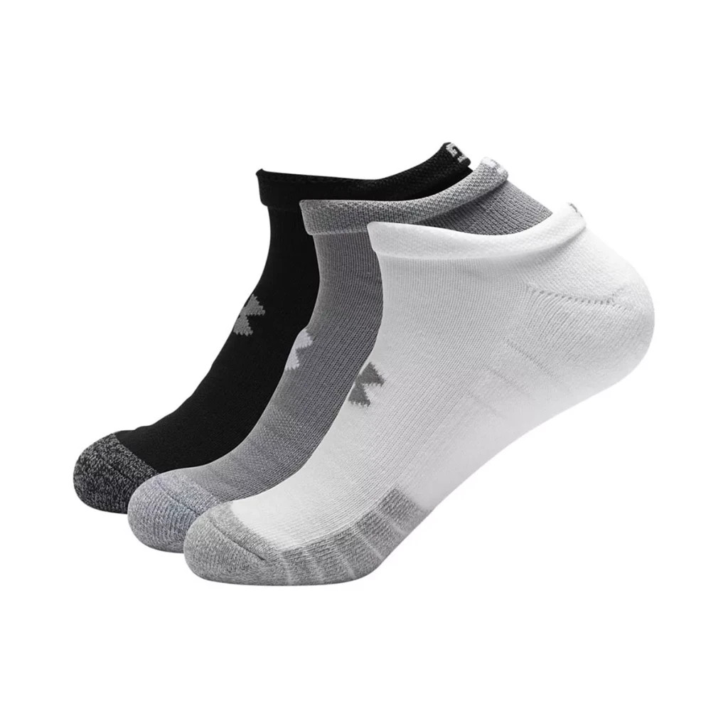 Шкарпетки Under Armour 1346755-035 Heatgear No Show 3 пари Сірий MD (192810582002)