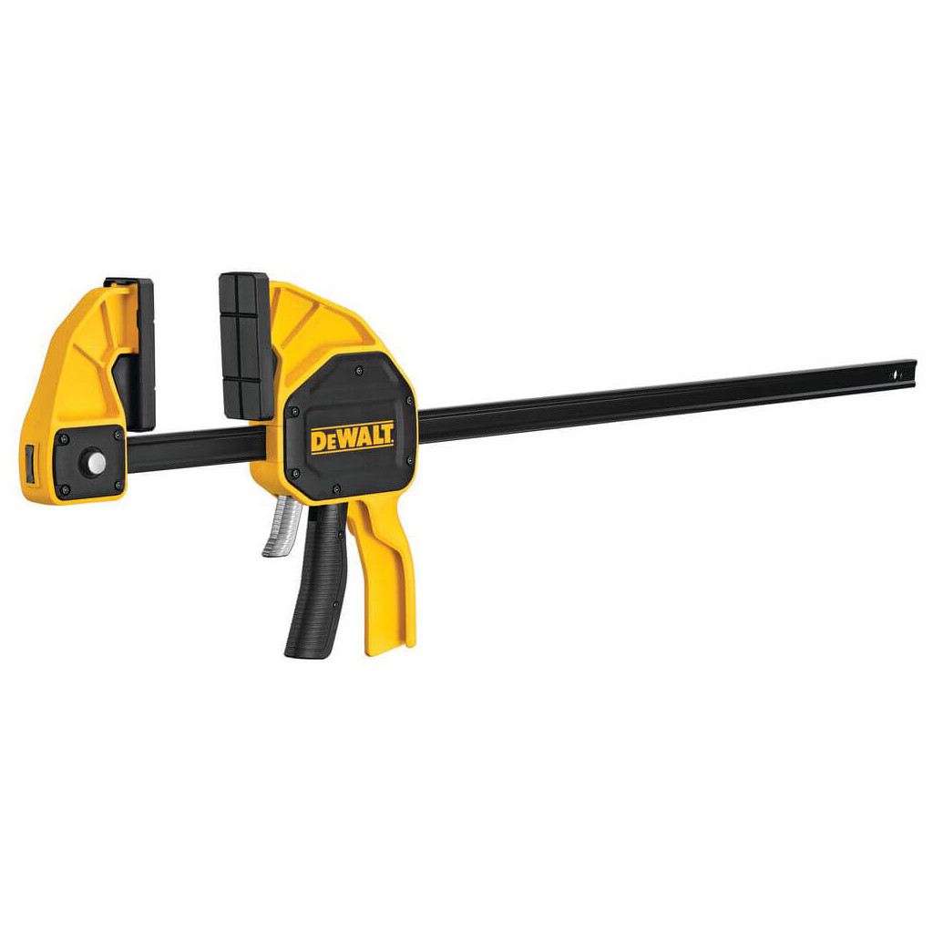 Струбцина DeWALT "XL" тригерна (швидкозатискна), 600 мм, тиск 270 кг. (DWHT0-83186) Струбцина DeWALT "XL" тригерна (швидкозатискна), 600 мм, тиск 270 кг. (DWHT0-83186)