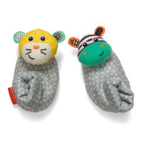 Educational Toy Infantino Rattle Socks Zebra and Tiger (206893I)