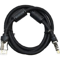 Кабель мультимедійний HDMI to HDMI 1.8m H3003 ferrite Gresso (2000700002104)