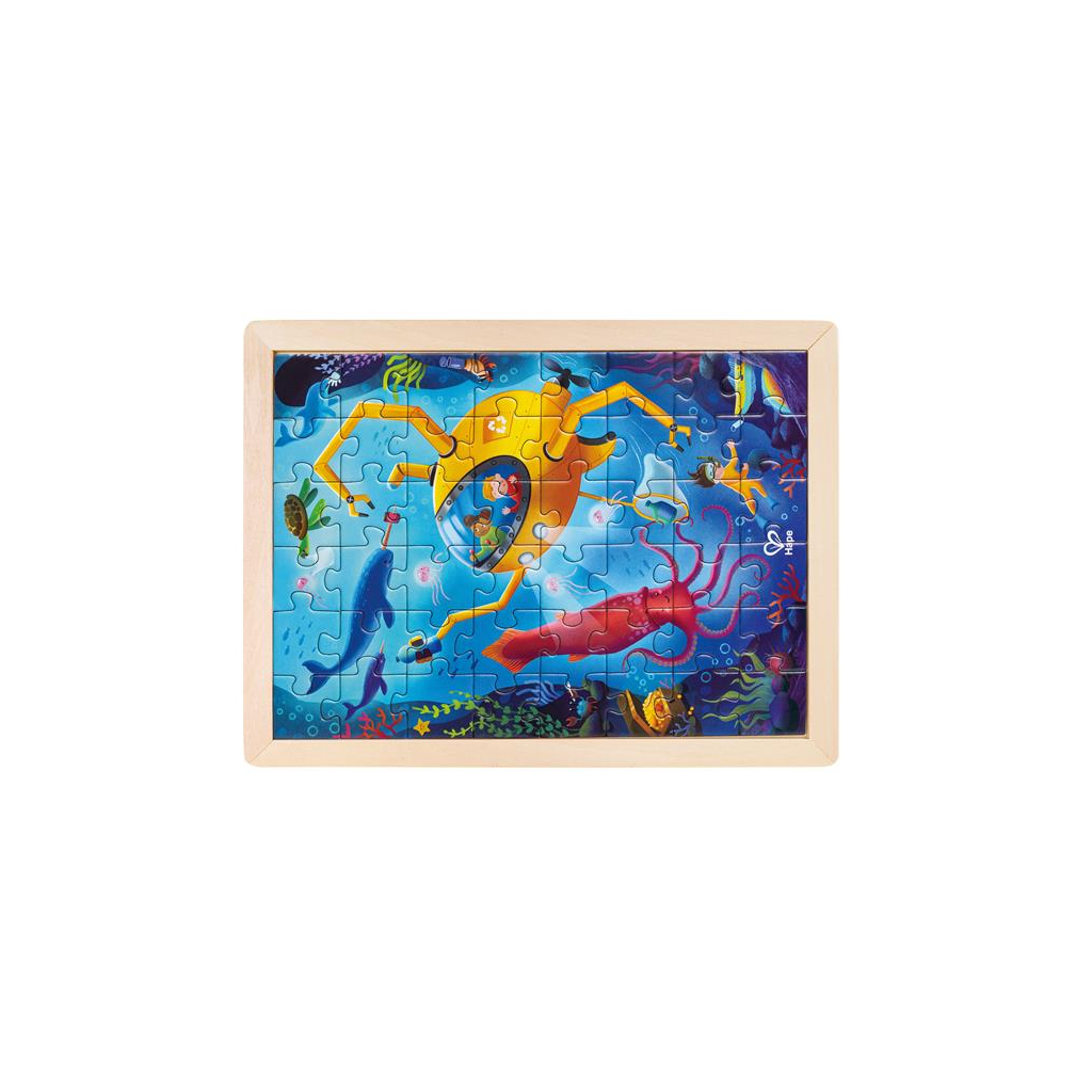 Пазл Hape Океан з розмальовкою (E1643) Пазл Hape Океан з розмальовкою (E1643)