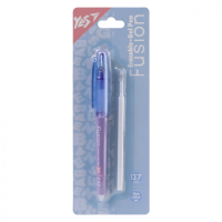 Gel pen Yes write-erase Fusion in a set with a rod 0.7 mm blue (420460)