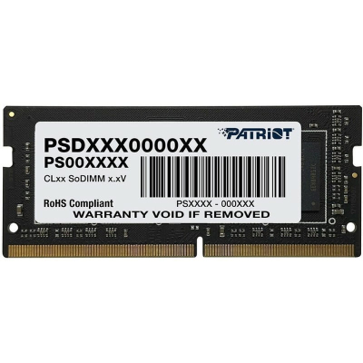 Модуль пам'яті для ноутбука SoDIMM DDR4 8GB 3200 MHz Patriot (PSD48G32002S)
