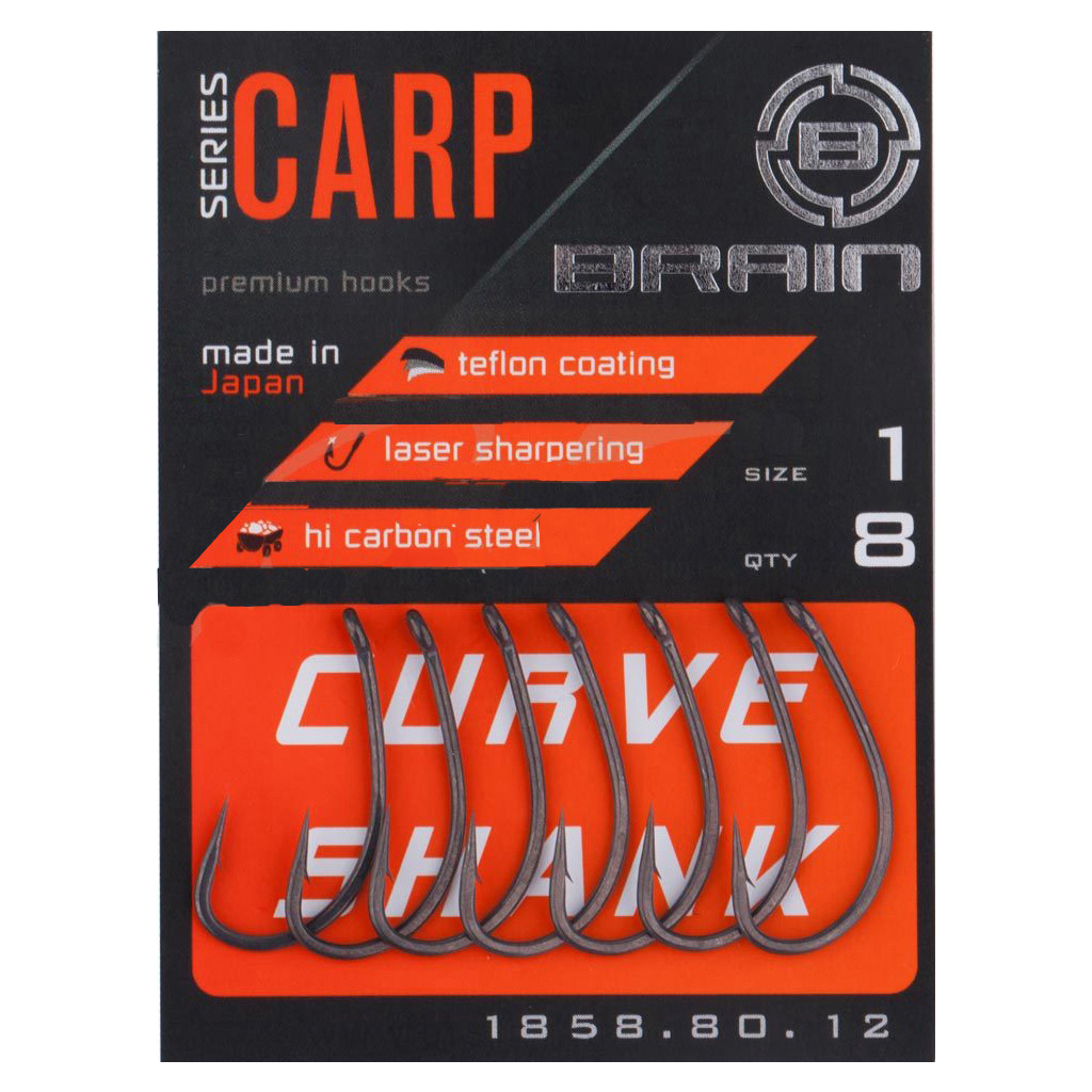 Гачок Brain Brain Curve Shank 01 (8 шт/уп) (1858.80.12)