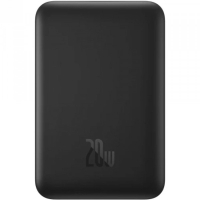 Батарея універсальна Baseus Magnetic Wireless Mini 10000mAh 20W, PD QC, black (PPCX070001)