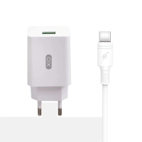 Зарядний пристрій XO QC 3.0 L36 18W/1USB + Type-C White (XO-L36-TC)