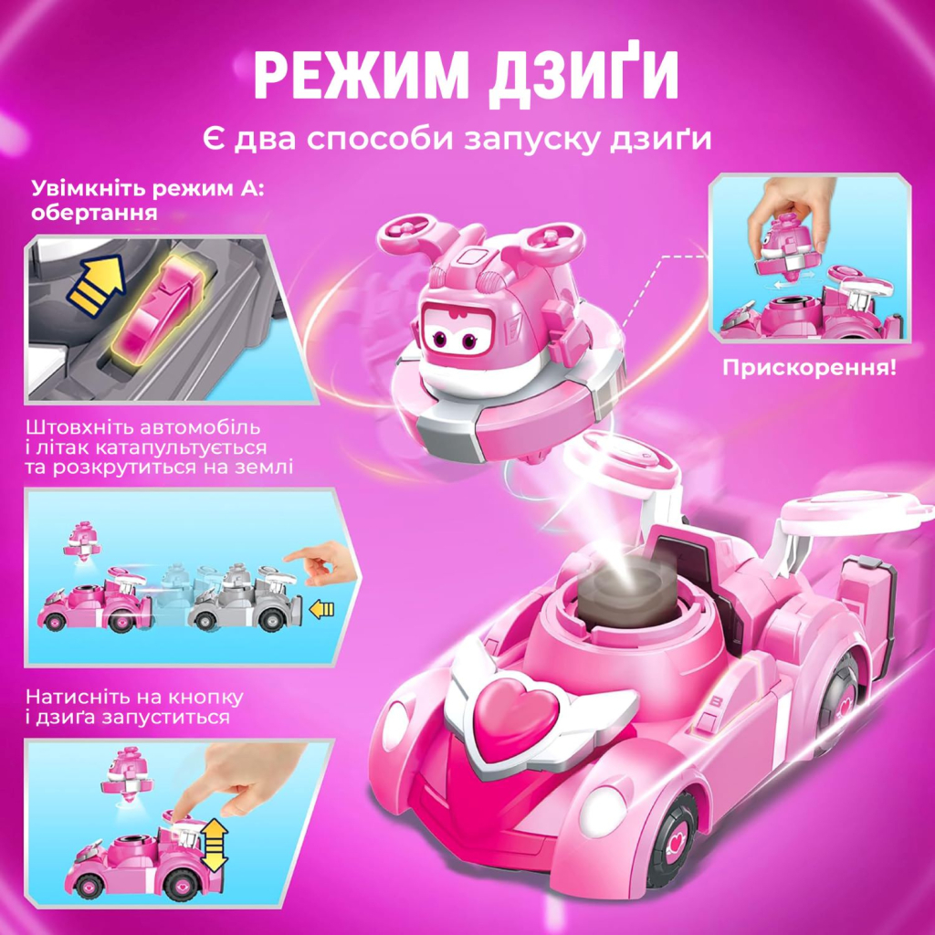 Ігровий набір Super Wings Spinning Vehicle Діззі (Dizzy) (EU770340)