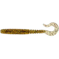 Fishing silicone FishUP Vipo 2.8" 045 - Green Pumpkin/Red&Black (9pcs/pack) (1864.05.74)