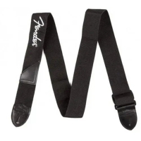 Ремінь для гітари Fender Strap 2" Black White Logo (53884)
