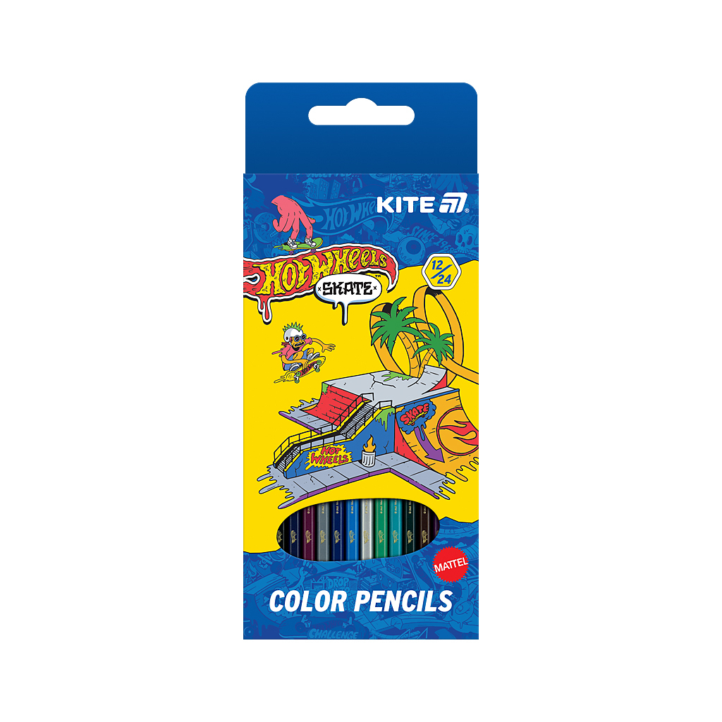 Олівці кольорові Kite Hello Kitty двосторонні, 12 шт. 24 кольори (HW25-054-2) Олівці кольорові Kite Hello Kitty двосторонні, 12 шт. 24 кольори (HW25-054-2)