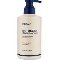 Shower cream Kundal Rich Soy Milk Body Wash Mellow Vanilla 500 ml (8809953770914)