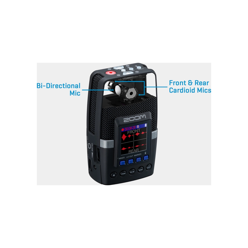 Цифровий диктофон Zoom H2essential рекордер (531154)