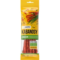 Meat snacks Dmytruk Kabanosy Onion from pork with onions 80 g (4820247142143)