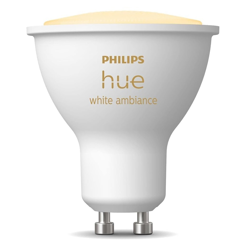 Розумна лампочка Philips GU10 5W(50Вт) 2200K-6500K Tunable white ZigBee Bluetooth (929001953309)