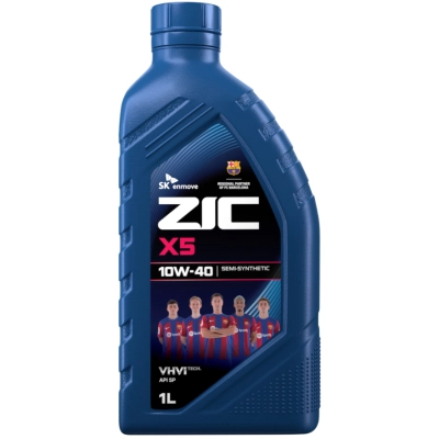 Моторна олива ZIC 10W-40 X5 1л (132622)