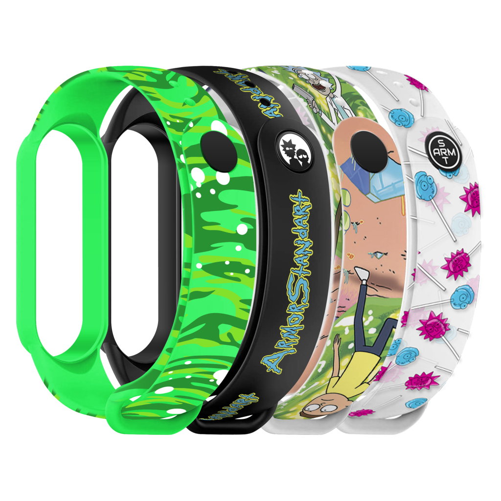 Ремінець до фітнес браслета Armorstandart комплект 4шт Xiaomi Mi Band 7/6/5 RM New (ARM77067) Ремінець до фітнес браслета Armorstandart комплект 4шт Xiaomi Mi Band 7/6/5 RM New (ARM77067)