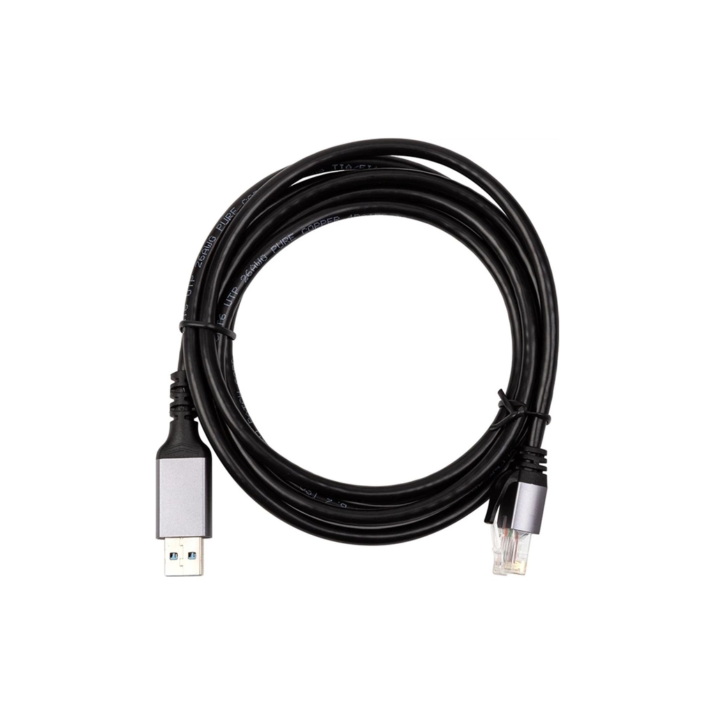 Дата кабель USB AM to RJ45 Ethernet 2.0m CAT6 UTP PowerPlant (CA914982) Дата кабель USB AM to RJ45 Ethernet 2.0m CAT6 UTP PowerPlant (CA914982)