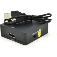 Конвертор 3xRCA F to HDMI F 720P/1080P black Voltronic (YT-CM-AV/HDMI/B)