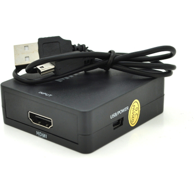 Конвертор 3xRCA F to HDMI F 720P/1080P black Voltronic (YT-CM-AV/HDMI/B)