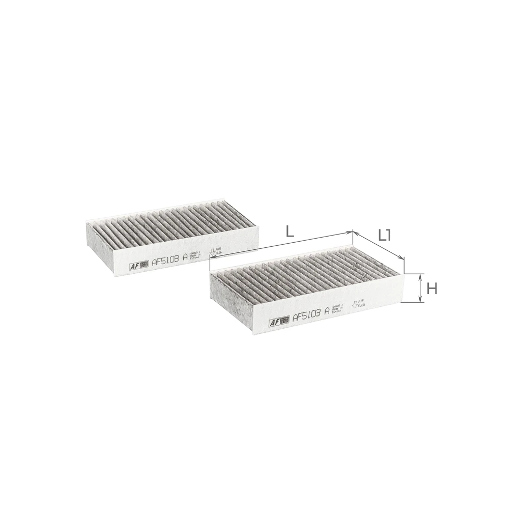 Фільтр салону ALPHA FILTER AF5103a-2