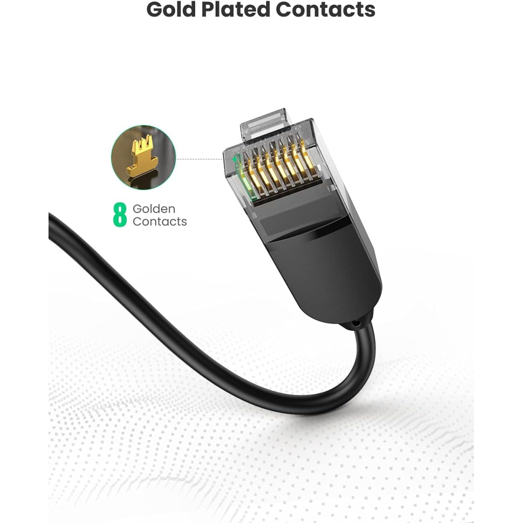 Патч-корд 10м, UTP cat 6 RJ-45 COPPER black Ugreen (U_70656) Патч-корд 10м, UTP cat 6 RJ-45 COPPER black Ugreen (U_70656)