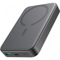 Батарея універсальна JOYROOM Magnetic Wireless 10000mAh 20W PD, QC, USB-C In/Out Black (JR-W020 / 6941237118455)
