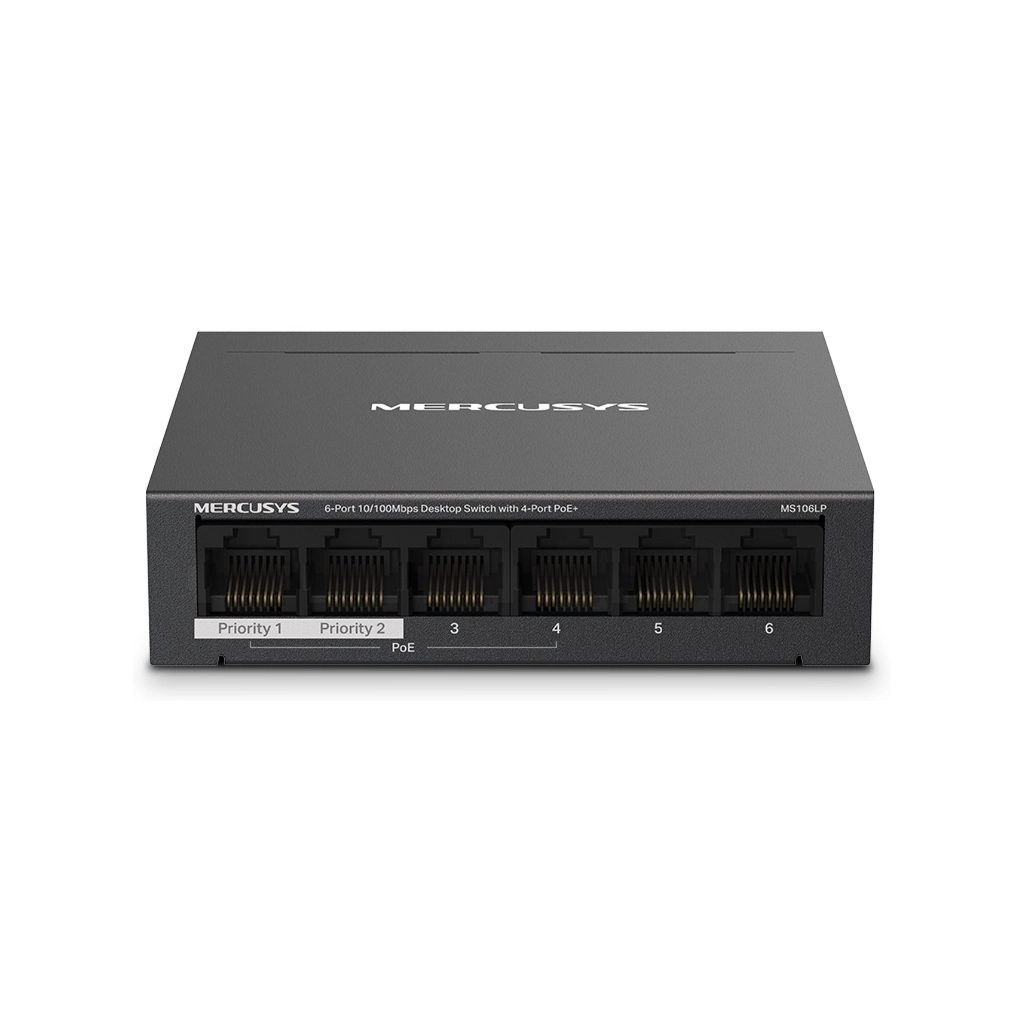Комутатор мережевий Mercusys MS106LP