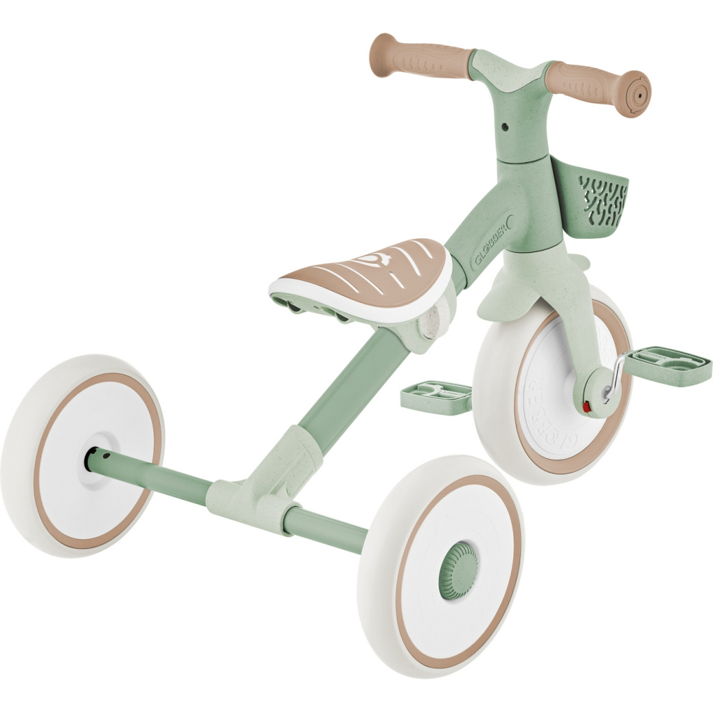 Дитячий велосипед Globber Learning trike plus 2 в 1 фісташковий (737-109)