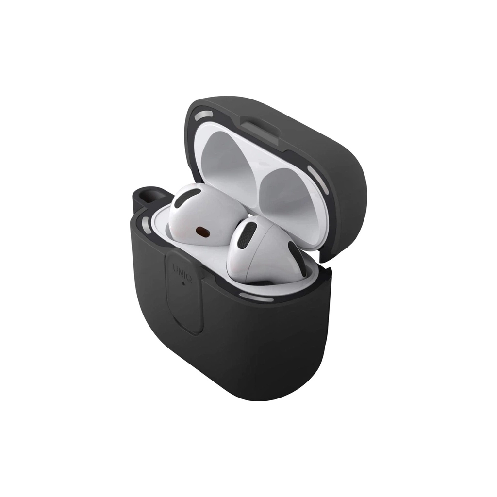 Чохол для навушників Uniq Clyde для AirPods 4 Lock Case Black (8886463693193)