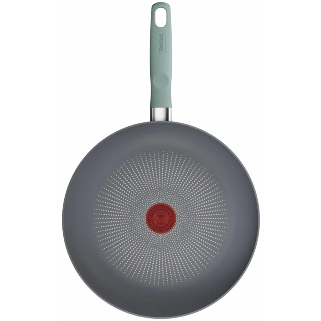 Сковорода Tefal Halo EUCALYPTUS, 28см, алюміній, бакеліт, сірий (G0160602)