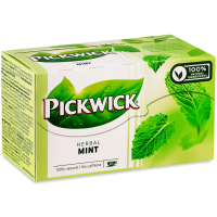 Чай Pickwick зелений з м'ятою 20х2 г (8711000585191)