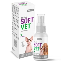 Animal lotion ProVET SOFTVET for hygiene of ears of cats and dogs 30 ml (4823082440092)