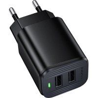 Зарядний пристрій BOROFONE BAS81A 2xUSB 10.5W black (6941991126628)