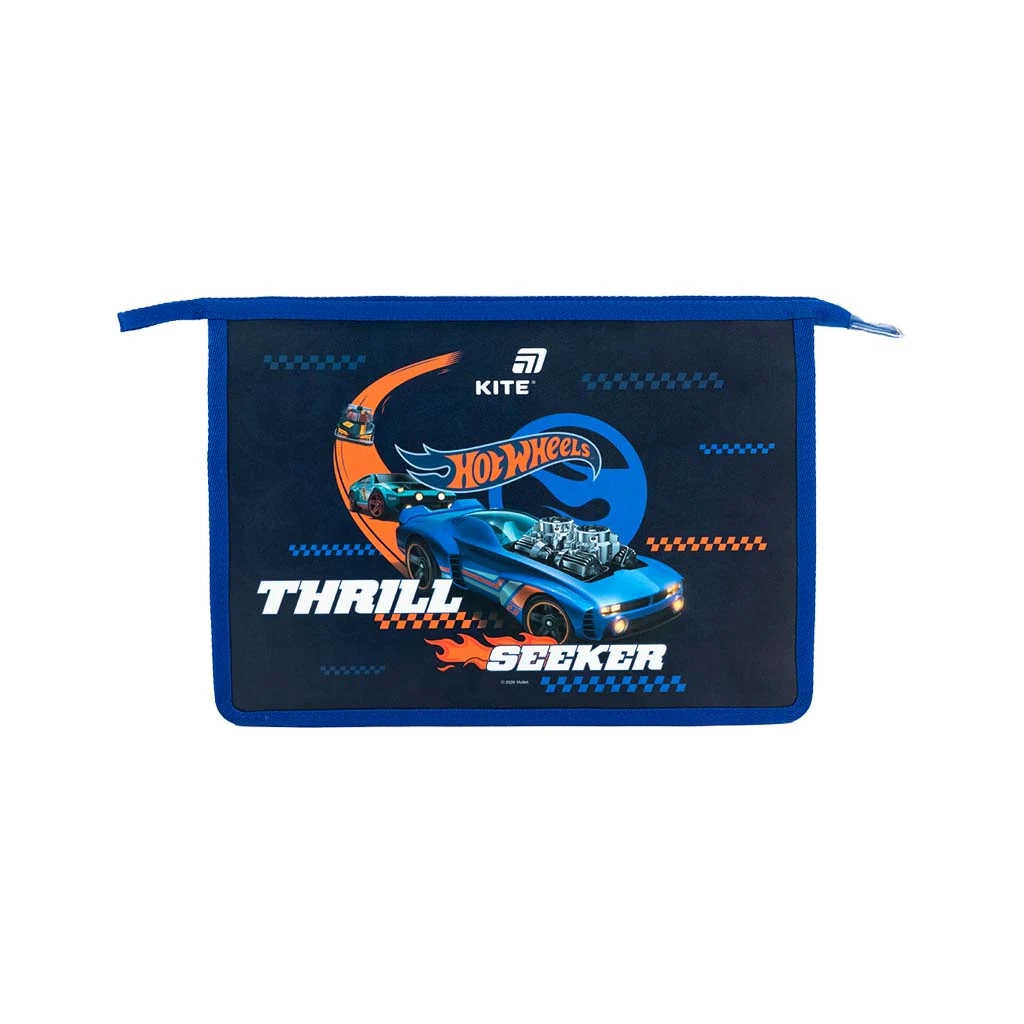 Папка на блискавці Kite A4+ Hot Wheels (HW26-428) Папка на блискавці Kite A4+ Hot Wheels (HW26-428)