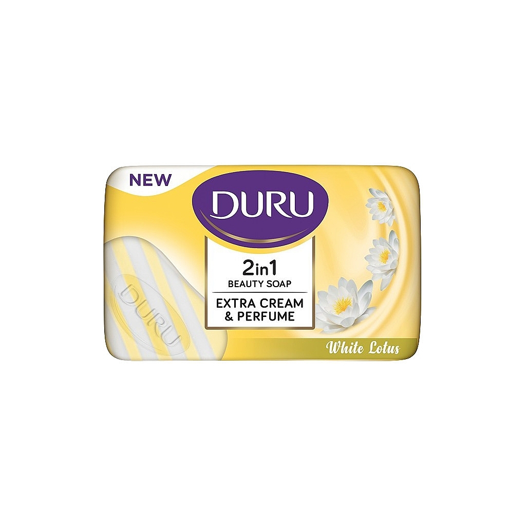 Тверде мило Duru 2in1 Beauty Soap Білий лотос 100 г (8690506520533)