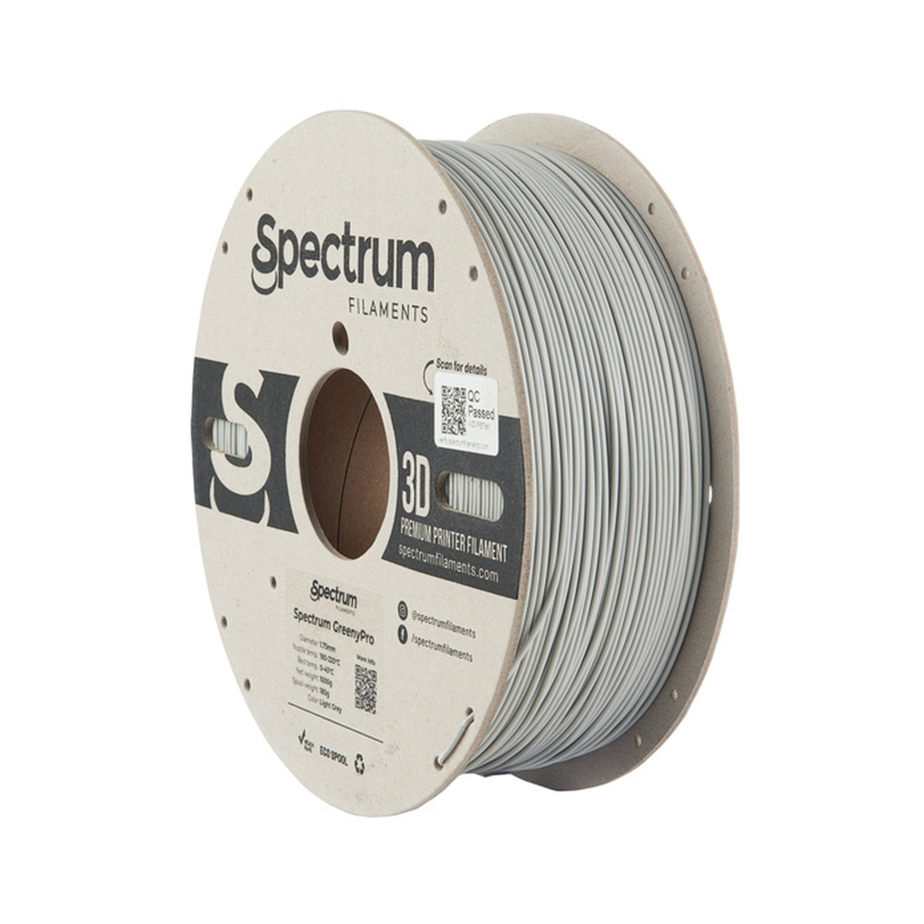 Пластик для 3D-принтера Spectrum GreenyPro 1.75mm 1kg Grey, Light (80903)