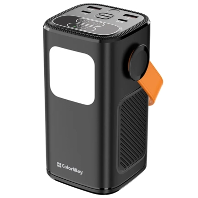Батарея універсальна ColorWay 40 000 mAh NightWork PD/65W, QC/4.0, Black (CW-PB400LP06BK)