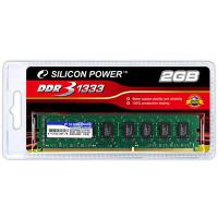 Модуль пам'яті для комп'ютера DDR3 2GB 1333 MHz Silicon Power (SP002GBLTU133V02 / SP002GBLTU133S02)